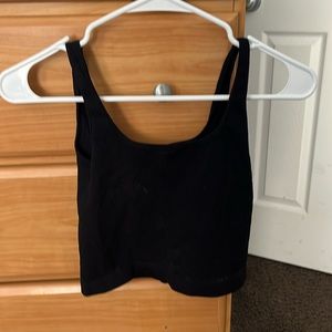 Black tank top